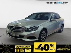 Gris plata Usado 2015 Mercedes E200 Berlina | 16.290 € (Precio justo)