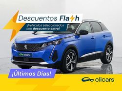 Azul Usado 2021 Peugeot 3008 GT SUV | 24.390 € (Un poco caro)