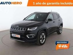 Negro Usado 2018 Jeep Compass Limited SUV | 16.699 € (Precio justo)