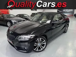 Negro Usado 2020 BMW 220 Descapotable | 29.900 € (Caro)