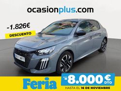 Gris Usado 2025 Peugeot 208 Allure Utilitario | 20.090 € (Precio justo)