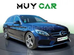 Azul Usado 2019 Mercedes C250 AMG line Familiar | 26.990 € (Super precio)
