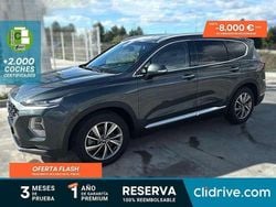Negro Usado 2020 Hyundai Santa Fe SUV | 25.890 € (Buen precio)