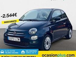 Azul Usado 2022 Fiat 500C Dolcevita Descapotable | 10.446 € (Precio justo)