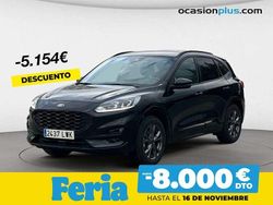 Negro Usado 2022 Ford Kuga ST-Line SUV | 18.490 € (Buen precio)
