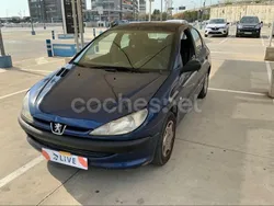 Azul Usado 2001 Peugeot 206 Berlina | 3000 € (Un poco caro)