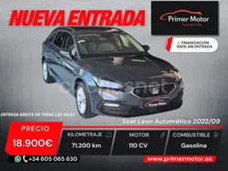 Gris / plata Usado 2022 Seat Leon Style Familiar | 18.900 € (Precio justo)