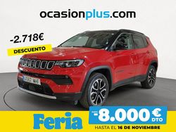 Rojo Usado 2023 Jeep Compass Limited SUV | 20.000 € (Precio justo)