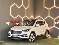 Blanco Usado 2017 Hyundai Santa Fe SUV | 16.000 € (Buen precio)