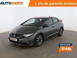 Gris / plata Usado 2015 Honda Civic Sport Berlina | 12.899 € (Precio justo)