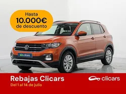 Naranja Usado 2021 VW T-Cross Advance SUV | 16.490 € (Un poco caro)