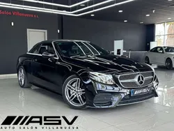 Negro Usado 2018 Mercedes E220 Descapotable | 35.900 € (Precio justo)