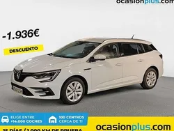 Blanco Usado 2021 Renault Mégane GrandTour Intens Familiar | 13.864 € (Precio justo)