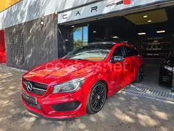 Rojo Usado 2016 Mercedes CLA180 Shooting Brake AMG line Familiar | 23.990 € (Caro)