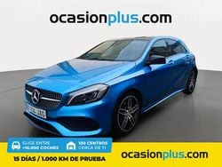 Azul Usado 2017 Mercedes A200 AMG line Utilitario | 19.990 € (Precio justo)