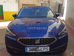 Azul Usado 2021 Seat Leon FR Familiar | 19.500 € (Precio justo)