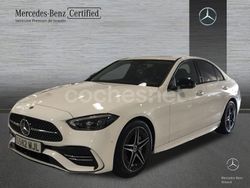 Blanco Usado 2023 Mercedes C220 AMG line Berlina | 41.900 € (Precio justo)