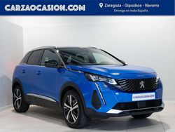 Azul Usado 2021 Peugeot 3008 Style Monovolumen | 17.500 € (Precio justo)