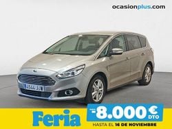 Gris Usado 2015 Ford S-MAX Titanium Monovolumen | 15.500 € (Precio justo)
