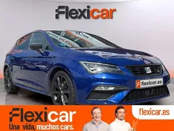 Azul Usado 2020 Seat Leon ST FR Familiar | 17.390 € (Precio justo)