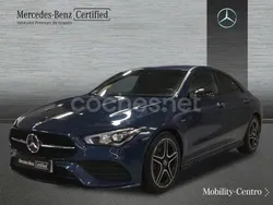 Denim blue metallic paint Usado 2021 Mercedes CLA200 AMG line Berlina | 32.500 € (Precio justo)