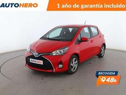 Rojo Usado 2016 Toyota Yaris Hybrid Active Berlina | 12.999 € (Precio justo)