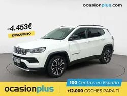 Blanco Usado 2022 Jeep Compass Limited SUV | 20.000 € (Precio justo)