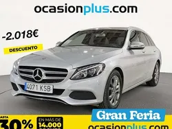 Plateado Usado 2019 Mercedes C220 Familiar | 19.364 €