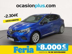 Azul Usado 2021 Renault Clio V Zen Berlina | 18.090 € (Precio justo)