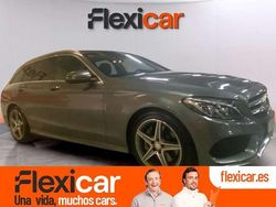 Gris Usado 2016 Mercedes C250 AMG line Familiar | 27.990 € (Precio justo)