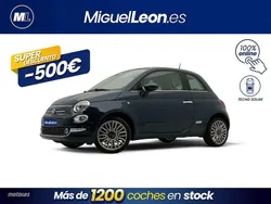 Azul Usado 2017 Fiat 500 Lounge Berlina | 7485 € (Precio justo)