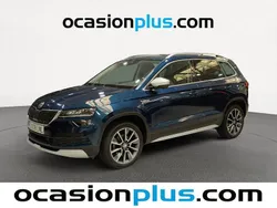 Azul Usado 2021 Skoda Karoq SUV | 21.137 € (Un poco caro)