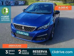 Azul Usado 2018 Peugeot 308 GT-line Utilitario | 8590 € (Buen precio)