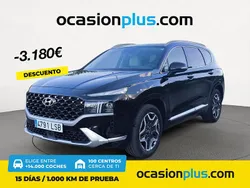 Negro Usado 2021 Hyundai Santa Fe Style SUV | 34.690 € (Precio justo)