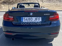 Azul Usado 2015 BMW 220 Descapotable | 18.490 € (Buen precio)