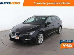 Negro Usado 2018 Seat Leon FR Familiar | 16.199 € (Precio justo)