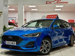 Azul Usado 2022 Ford Focus ST-Line Berlina | 18.500 € (Precio justo)