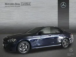 Azul Usado 2022 Mercedes E300 AMG line Berlina | 49.900 €