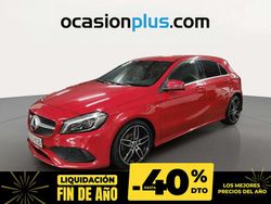 Rojo Usado 2017 Mercedes A200 AMG Berlina | 17.690 € (Precio justo)