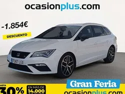 Blanco Usado 2020 Seat Leon ST FR Familiar | 18.546 € (Precio justo)