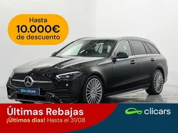 Negro Usado 2021 Mercedes C220 Familiar | 37.490 € (Precio justo)