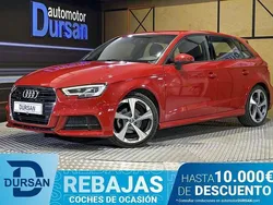 Rojo Usado 2016 Audi A3 Sportback S-Line Utilitario | 16.490 € (Precio justo)