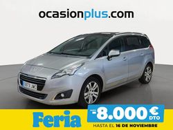 Gris Usado 2016 Peugeot 5008 Allure Monovolumen | 10.450 € (Precio justo)