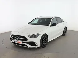 Blanco Usado 2021 Mercedes C220 AMG line Berlina | 37.299 € (Buen precio)
