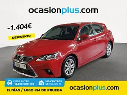 Rojo Usado 2017 Lexus CT200h Executive Line | 15.450 € (Precio justo)