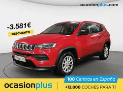Rojo Usado 2022 Jeep Compass Longitude SUV | 21.360 € (Precio justo)
