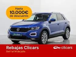 Azul Usado 2021 VW T-Roc Advance SUV | 20.990 € (Precio justo)