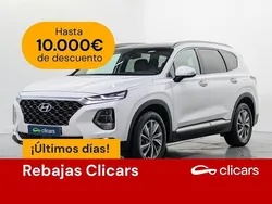 Blanco Usado 2020 Hyundai Santa Fe SUV | 25.990 € (Precio justo)