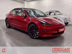 Rojo Usado 2022 Tesla Model 3 Performance Berlina | 28.500 € (Super precio)