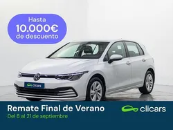 Blanco Usado 2022 VW Golf VIII Berlina | 19.790 € (Precio justo)